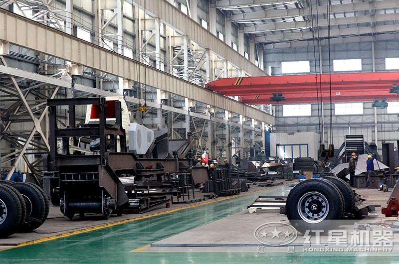 可流動的全自動錘式粉碎機車間生產，工匠精神，性能優良