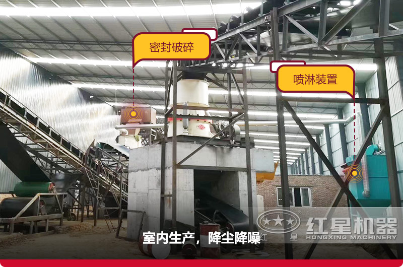 室內(nèi)碎石場生產(chǎn)線，更環(huán)保
