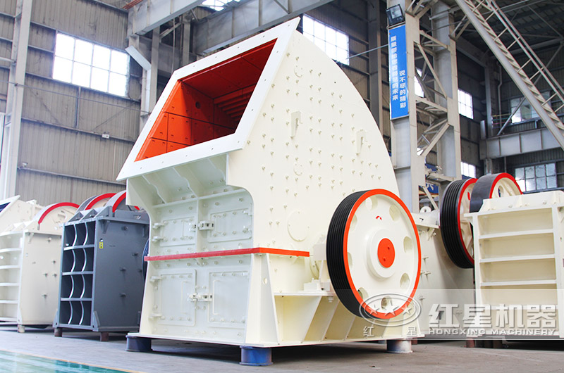 重錘式破碎機進料口大，≤1200mm