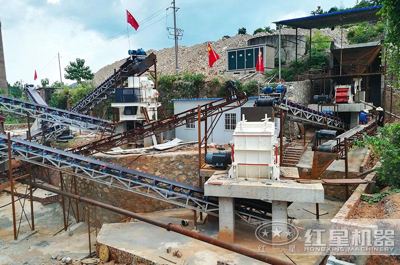 專業(yè)機制砂生產(chǎn)線現(xiàn)場