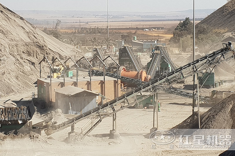 球磨機制砂加工生產客戶現場