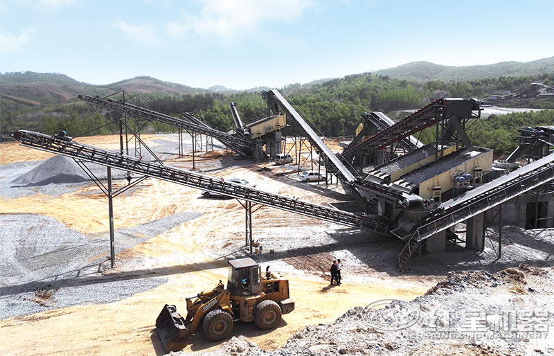 12、13石子加工客戶現場