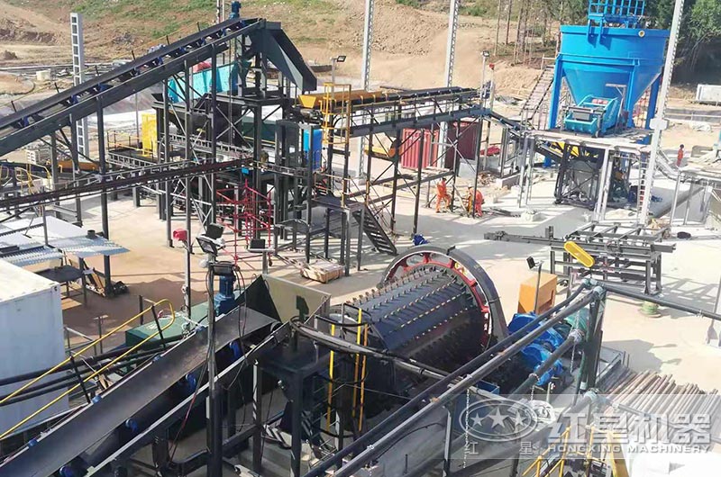 球磨機選礦現場